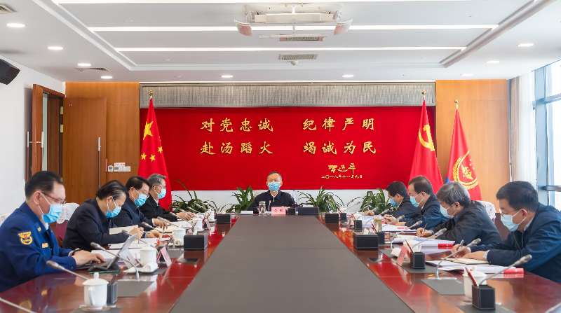 大鸡巴日b视频黄明在应急管理部党委会上强调 着力加强党委班子自...